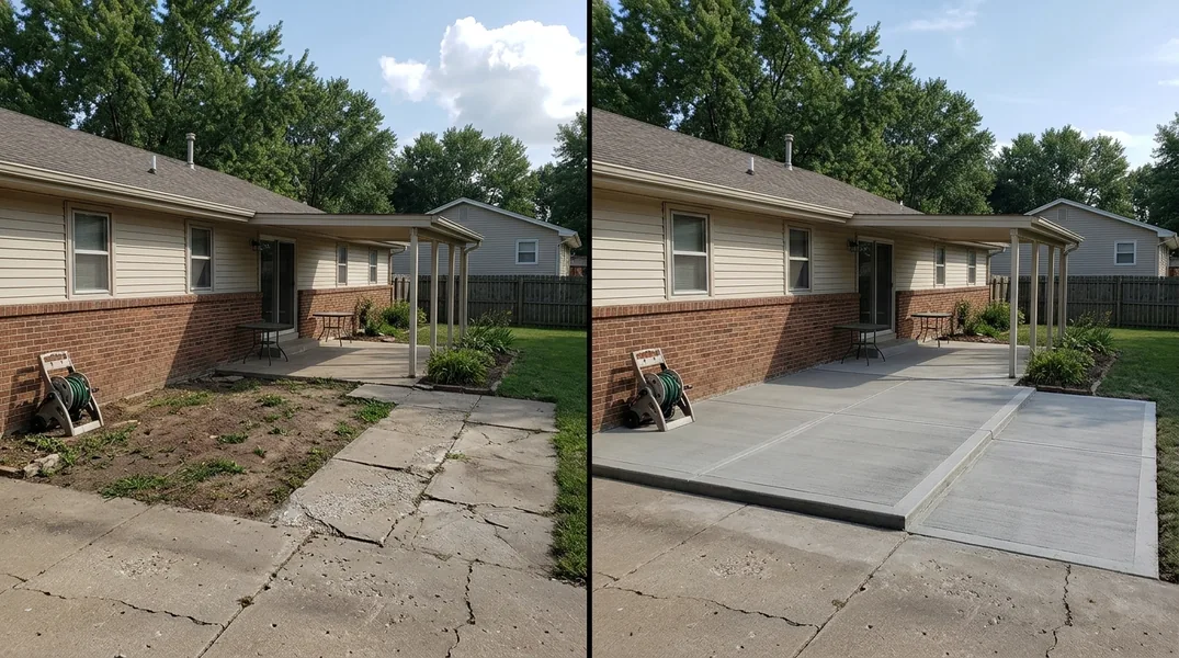 Result concrete in Topeka - Topeka Concrete Contractors